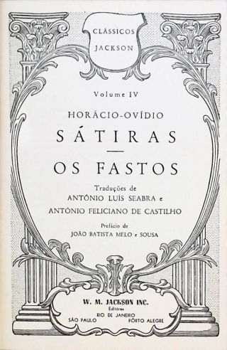 Sátiras - Os Fastos