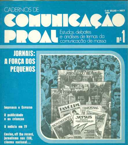 Cadernos de Comunicação Proal (Nº 1)