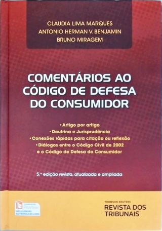 Comentários ao Código de Defesa do Consumidor