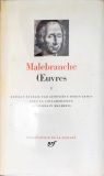 Ouevres de Malebranche - I   Pléiade