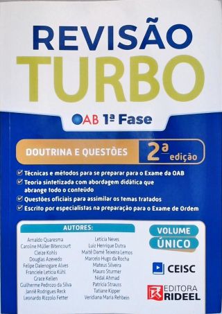 Revisão Turbo Oab 1ª Fase