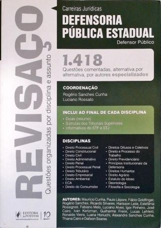 Revisação: Defensoria Pública Estadual