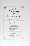 The Anatomy Of Melancholy - Em 3 Volumes