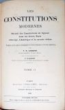 Les Constitutions Modernes - Tome II