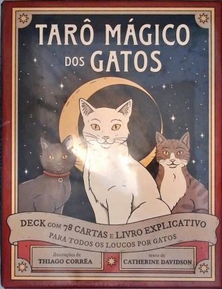 Tarô Mágico dos Gatos - Caixa com Livro + 78 Cartas