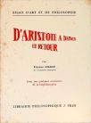 D Aristote a Darwin et Retour