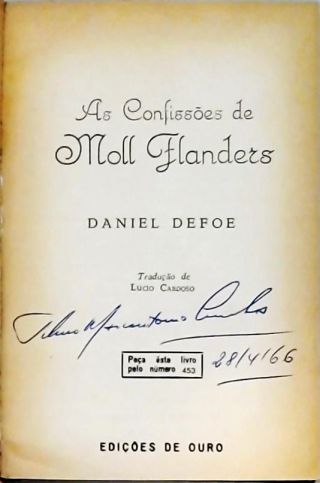 As Confissões De Moll Flanders