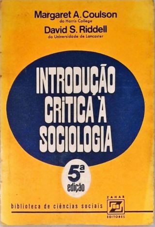 Introdução Crítica À Sociologia