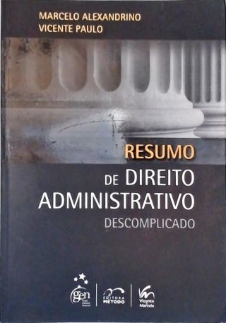 Resumo de Direito Administrativo Descomplicado