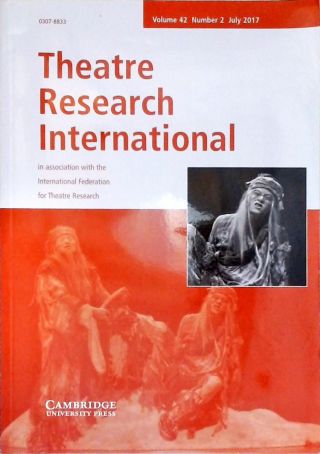 Theatre Research International - Em 2 Volumes