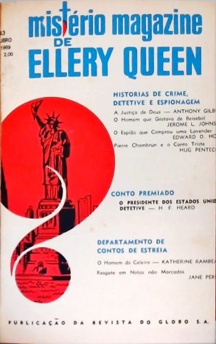 Mistério Magazine de Ellery Queen Nºs 43, 44 e 45