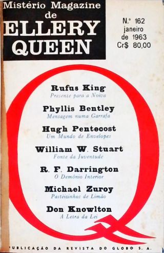Mistério Magazine De Ellery Queen Nºs 162, 163 e 164