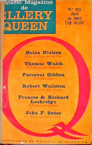 Mistério Magazine de Ellery Queen Nºs 153, 154 e 155