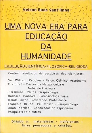 Uma Nova Era Para Educação Da Humanidade
