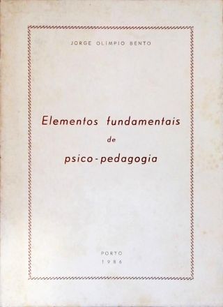Elementos Fundamentais de Psico-pedagogia