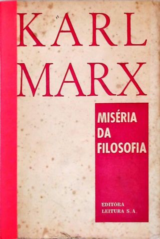 Miséria da Filosofia