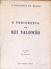 O Pensamento Do Rei Salomão