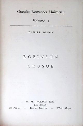 Robinson Crusoé