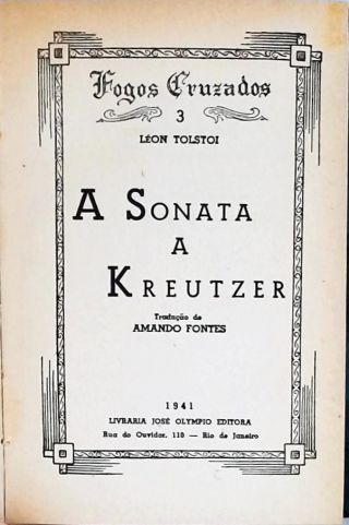 A Sonata A Kreutzer