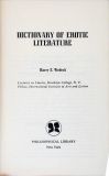Dictionay of Erotic Literature