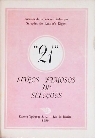 21 Livros Famosos De Seleções