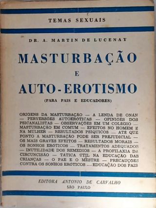 Masturbação e auto-erotismo