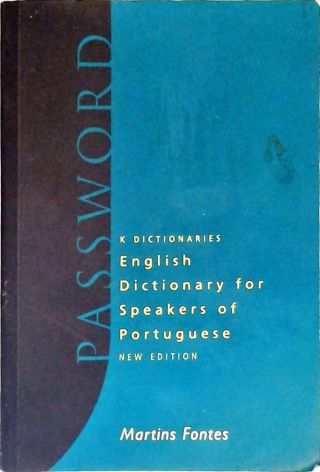 Password - English Dictionary For Speakers Of Portuguese