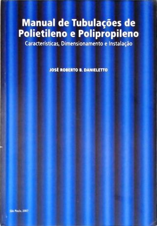 Manual de Tubulação de Polietileno e Polipropileno