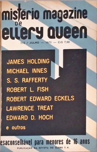 Mistério Magazine de Ellery Queen 312, 313 e 314