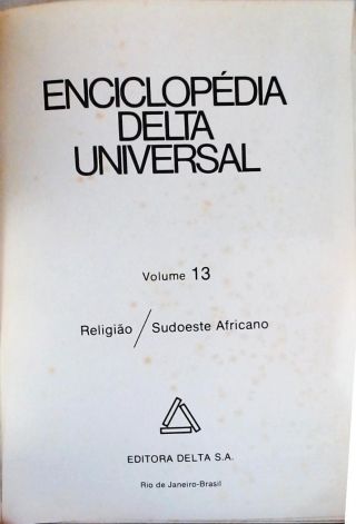 Enciclopédia Delta Universal - Vol. 13