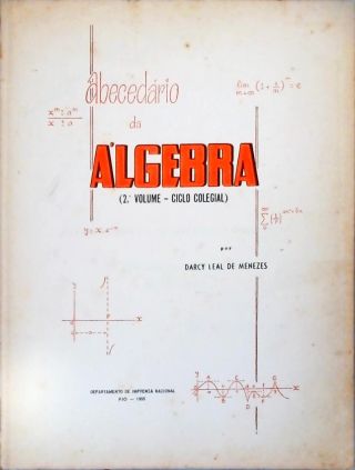 Abecedário Da Álgebra - Vol. 2
