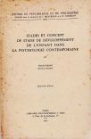 Stades et concept de stade de developpement de L'enfant dans la psychologie Contemporaine