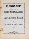 Mensagem Apresentada ao Conselho Municipal da Estrella