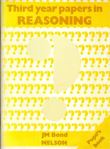 Third Year Papers in Reasoning (Livro do Aluno)