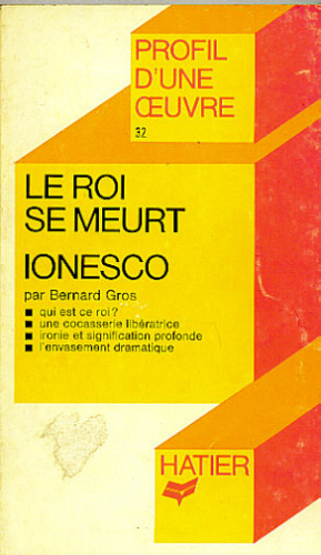LE ROI SE MEURT / IONESCO