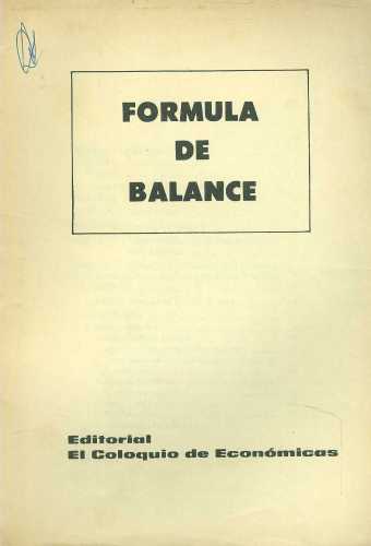 Formula de Balance