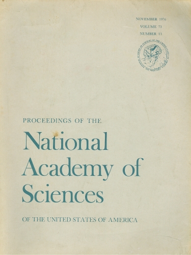 Proceedings of The National Academy of Sciences of the United States of America