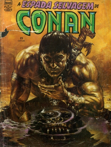 A Espada Selvagem de <b>Conan</b> - O Dêmonio da Neve/Pergaminhos Hiborianos/Sonho Sangrento (Nº23)