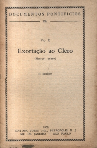 Exortação ao Clero
