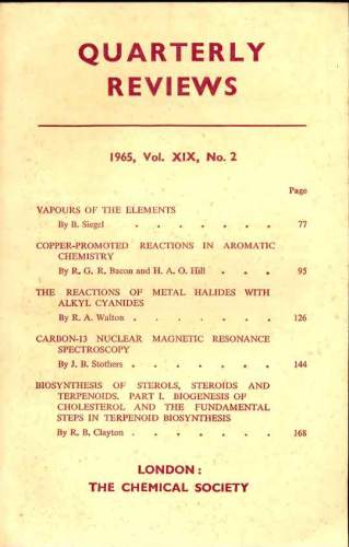 Quarterly Reviews ( Vol. XIX, nº2, 1965)