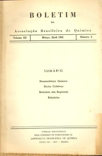 Boletim da Associação Química do Brasil (Vol. XII- n°2)