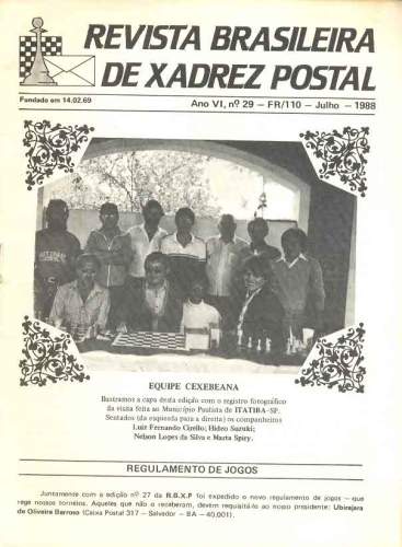 CXSAJBA - TEXTOS ENXADRÍSTICOS: TEXTO 167 - XADREZ POSTAL OU EPISTOLAR.