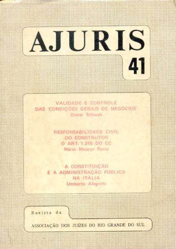 Revista Ajuris (nº41)