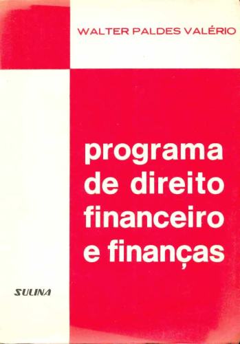 Programa de Direito Financeiro e Finanças