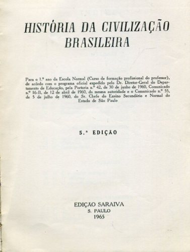 História da Civilização Brasileira