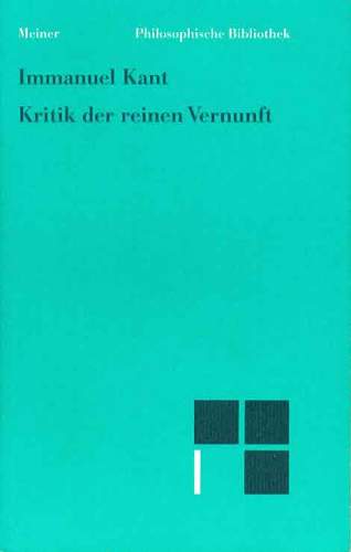 Kritik der Reinen Vernunft