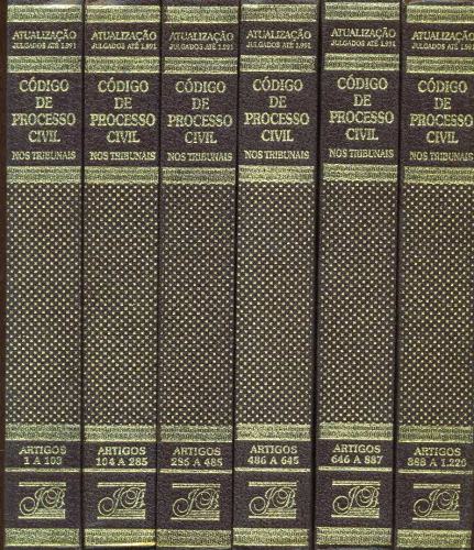 Código de Processo Civil nos Tribunais (Artigos 1 a 1,220 em 6 Volumes)
