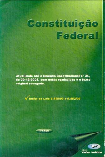 Constituição Federal : Pormulgada em 05 de Outubro de 1988