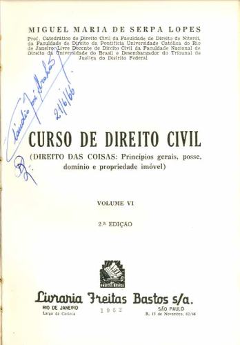 Curso de Direito Civil (Volume VI)