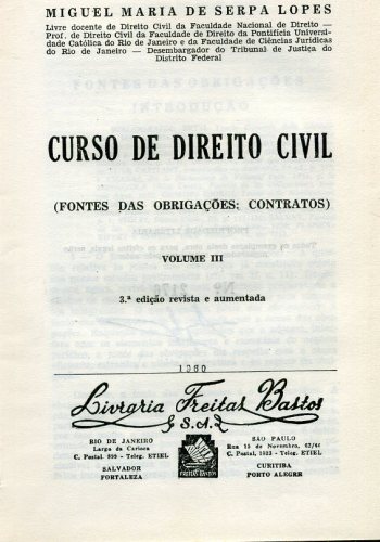 Curso de Direito Civil (Volume III)